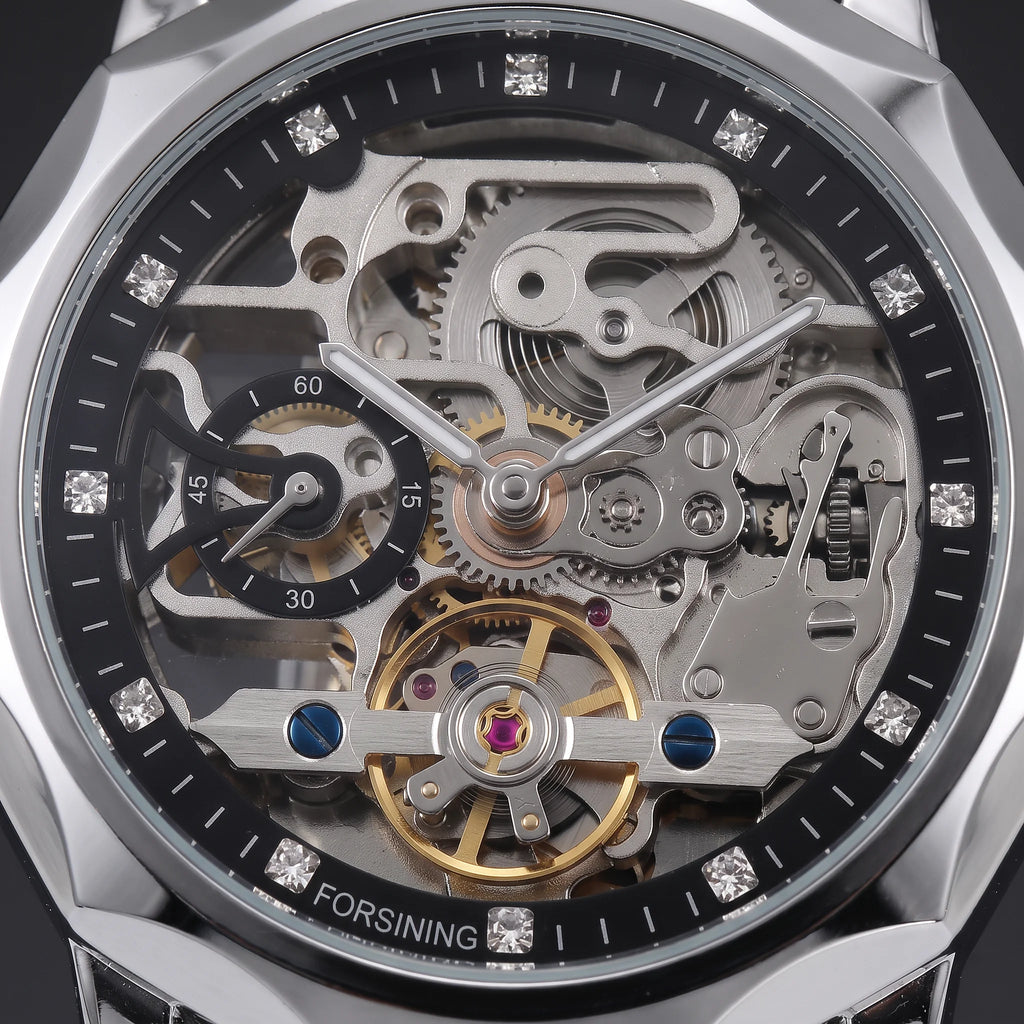 Detalj mehanizma skeleton sata H199M, zlatni zamajac
